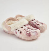 Multi Faux Fur Lined Clogs