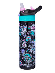 Smiggle Printed Stainless Steel Bottle and Nesting Snack Container Set