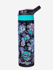 Smiggle Printed Stainless Steel Bottle and Nesting Snack Container Set
