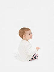 Baby Girls Disney Minnie Mouse Animal Print Fleece Suit