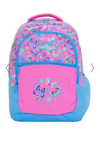 Smiggle Butterfly Backpack And Bottle Set Smiggle Butterfly Backpack And Bottle Set