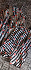 Stripe watermelon Playsuit