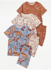 George Dino Print 3 Pairs Set