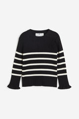 Rib-knit jumper
