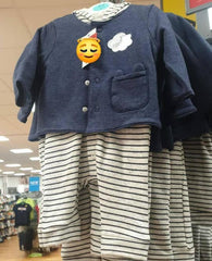 Romper with cardigan