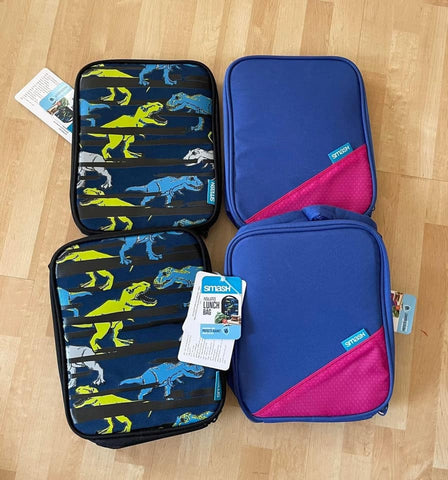 Smash Pink Blue Lunch Bag Smash Pink Blue Lunch Bag