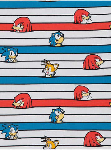 Sonic The Hedgehog Stripe T-Shirts 3 Pack Sonic The Hedgehog Stripe T-Shirts 3 Pack