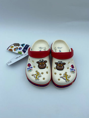The Gruffalo X Team GB Join the team badge clogs The Gruffalo X Team GB Join the team badge clogs