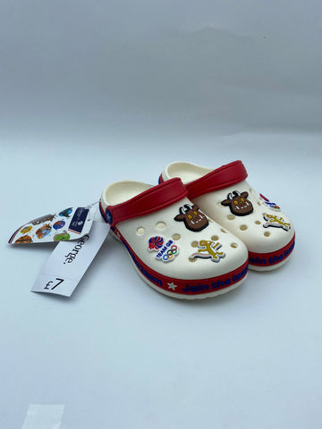 The Gruffalo X Team GB Join the team badge clogs The Gruffalo X Team GB Join the team badge clogs