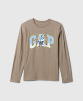 Biker Print Logo T-Shirt Gap