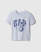 Astronaut Print Logo T-Shirt Gap