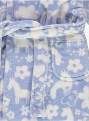 Floral Fleece Dressing Gown George