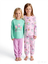 2pk Printed kitty Pajamas