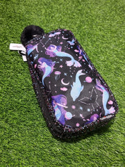 Smiggle Kids Glitter Mermaid Crescent Moon Stand Up Pencil Case