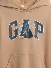 Brown Star Wars Relaxed Logo Hoodie