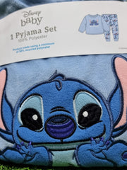 Disney Baby Stitch Soft Fleece Pyjama Set for Toddlers
