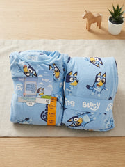 Primark Kids Bluey Printed Plush Fleece Pyjama Set
