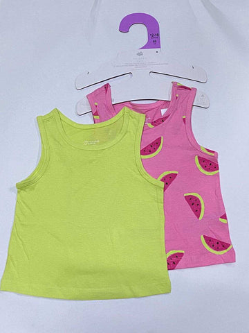Primark Watermelon Print Tops 2Pack Set Primark Watermelon Print Tops 2Pack Set