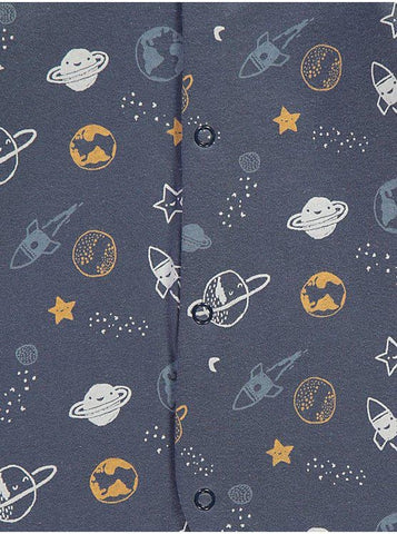 Blue Space Star Sleepsuits 3 Pack