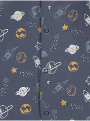 Blue Space Star Sleepsuits 3 Pack
