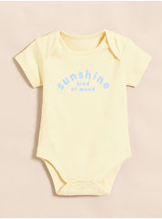 Little Angels Pastel Fun Sunshine Bodysuits 5 Pack