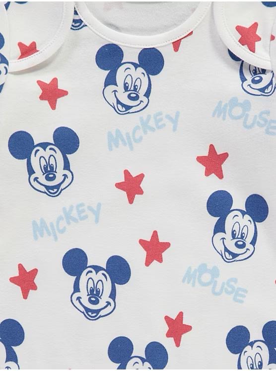 Disney Mickey Mouse Sleepsuits 5 Pack