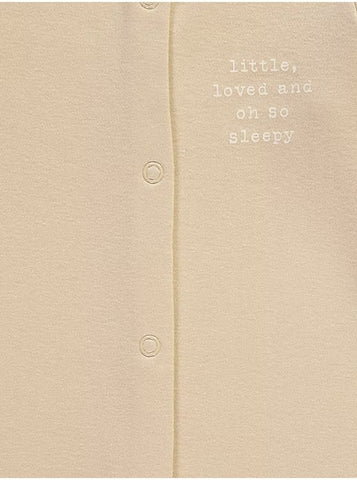 Neutral Bunny Spotty Sleepsuits 3 Pack