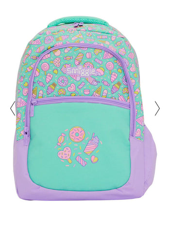 Smiggle Donut Candy Backpack And Bottle Set