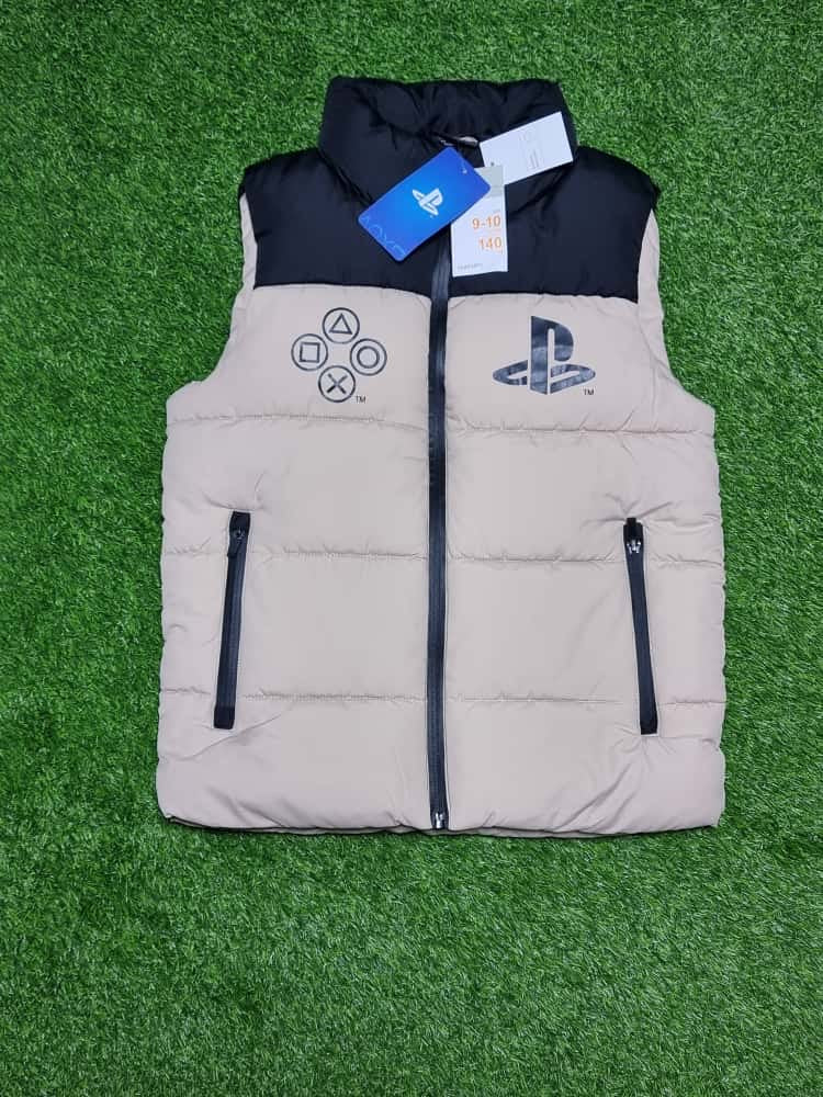 Play station puffer jacket