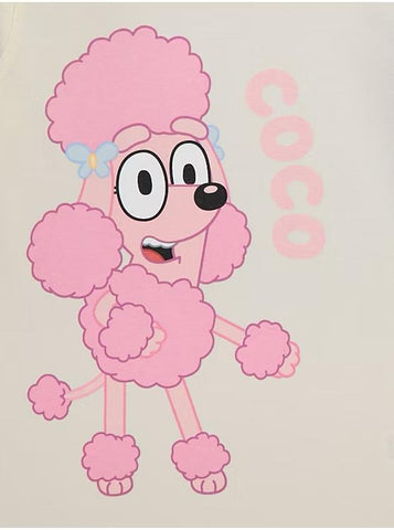Bluey Charactes Pink Short Pyjamas 3 Pack