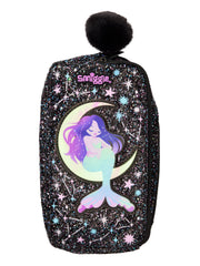 Smiggle Kids Glitter Mermaid Crescent Moon Stand Up Pencil Case