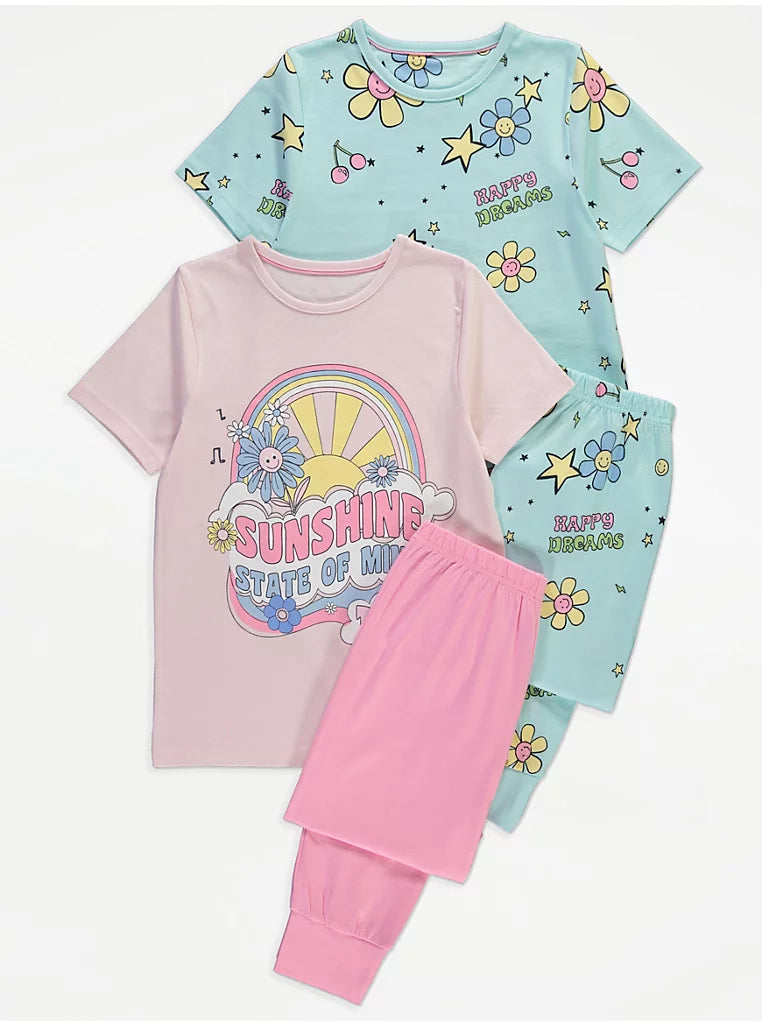 Sunshine State of Mind Cute Pyjamas 2 Pack
