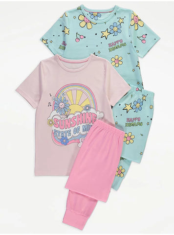 Sunshine State of Mind Cute Pyjamas 2 Pack