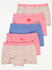 Heart Shorts 5 Pack