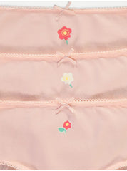 Pink Floral Briefs 10 Pack