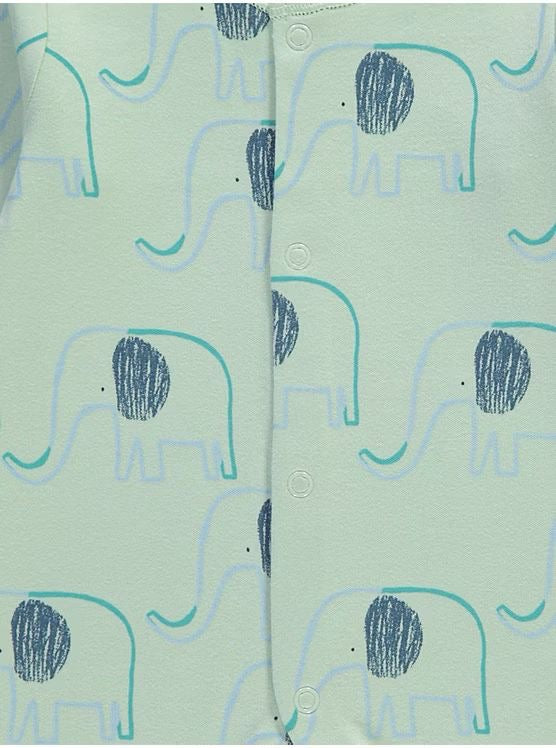 Safari Animal Sketch Sleepsuits 3 Pack