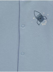 Blue Space Star Sleepsuits 3 Pack