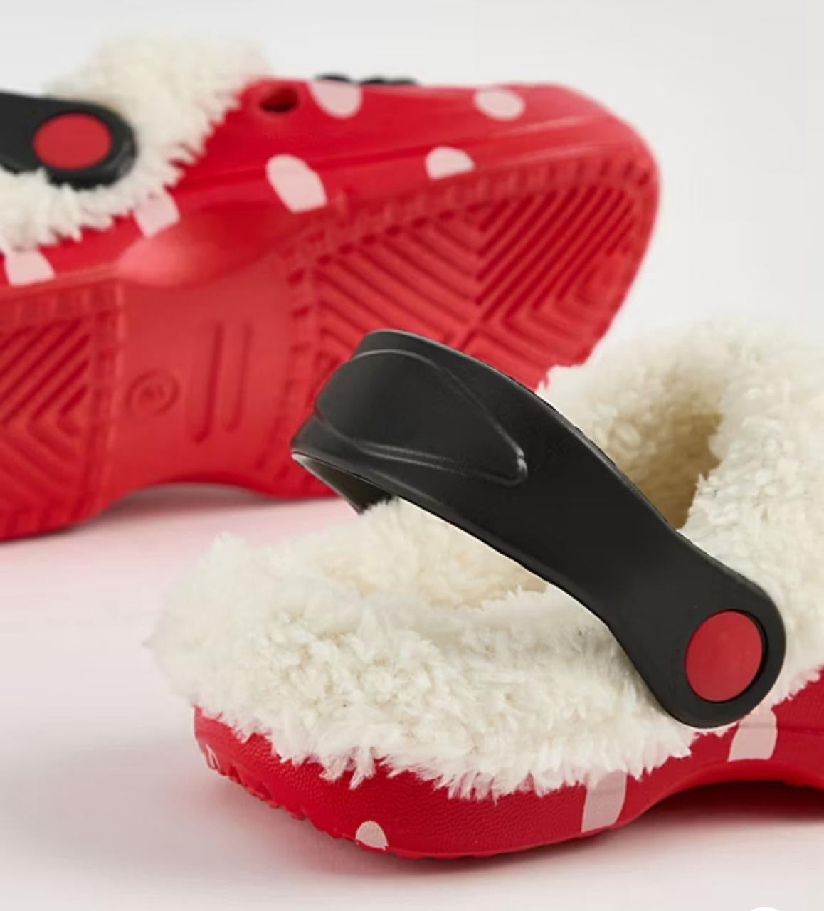Minnie Faux Fur Lined Clogs