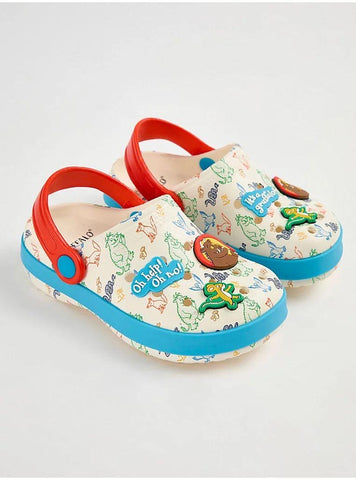 The Gruffalo Colour Block Badge Clogs