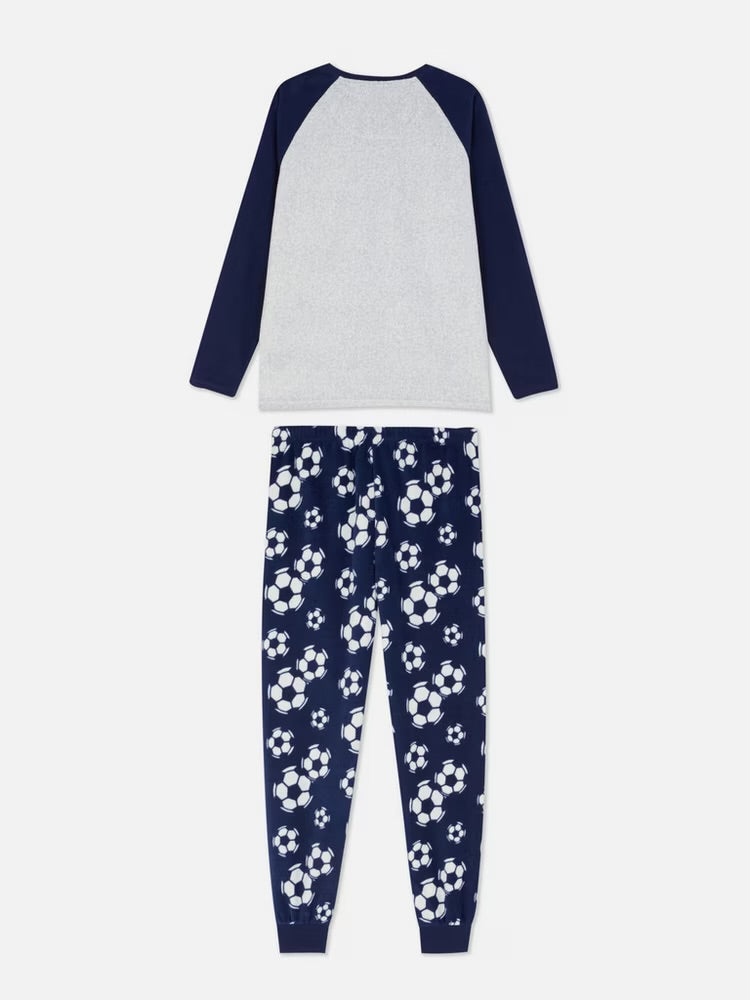 Football Fleece Pyjamas