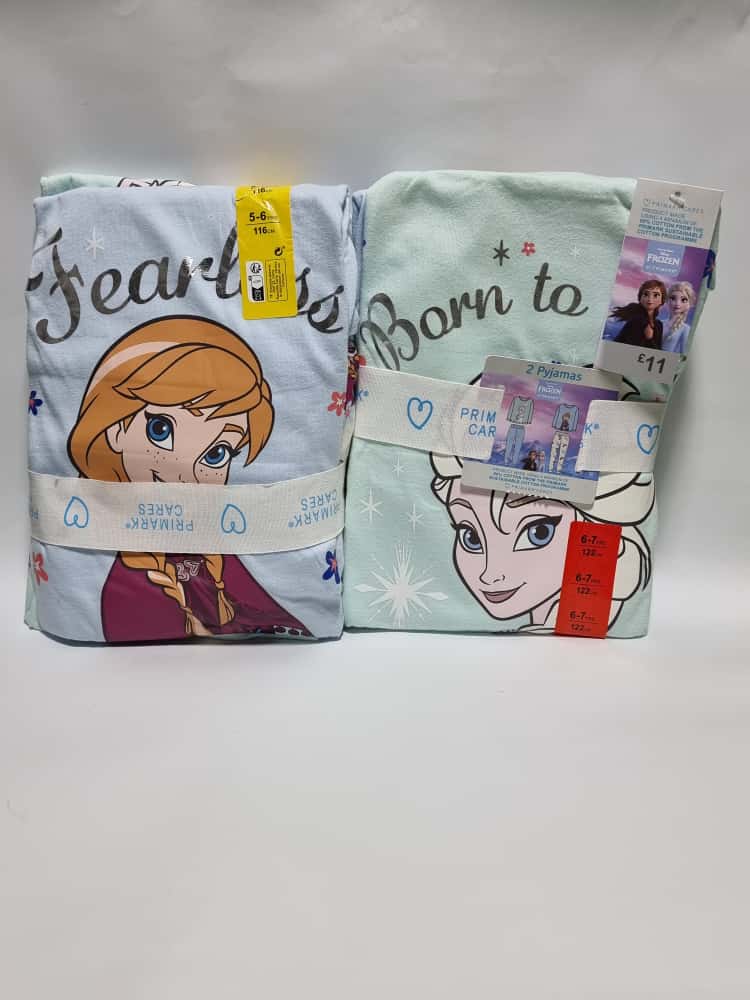 2pk Printed Frozen  Pajamas