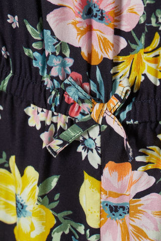 Flower-detail jumpsuit