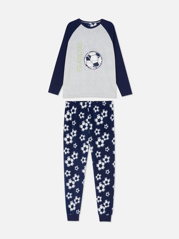 Football Fleece Pyjamas