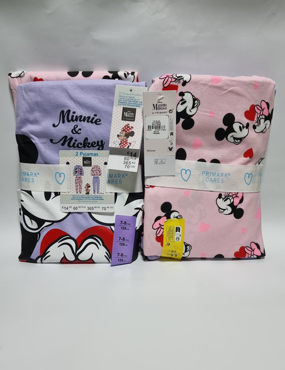 2pk Printed Minnie Pajamas
