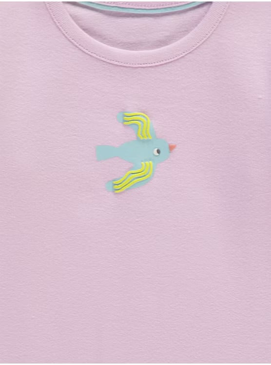 Safari Fruit Lettuce Edge Long Sleeve Tops 3 Pack