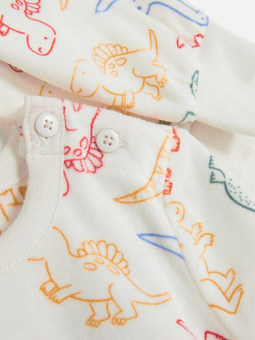 Dino Printed Cosy Pyjamas