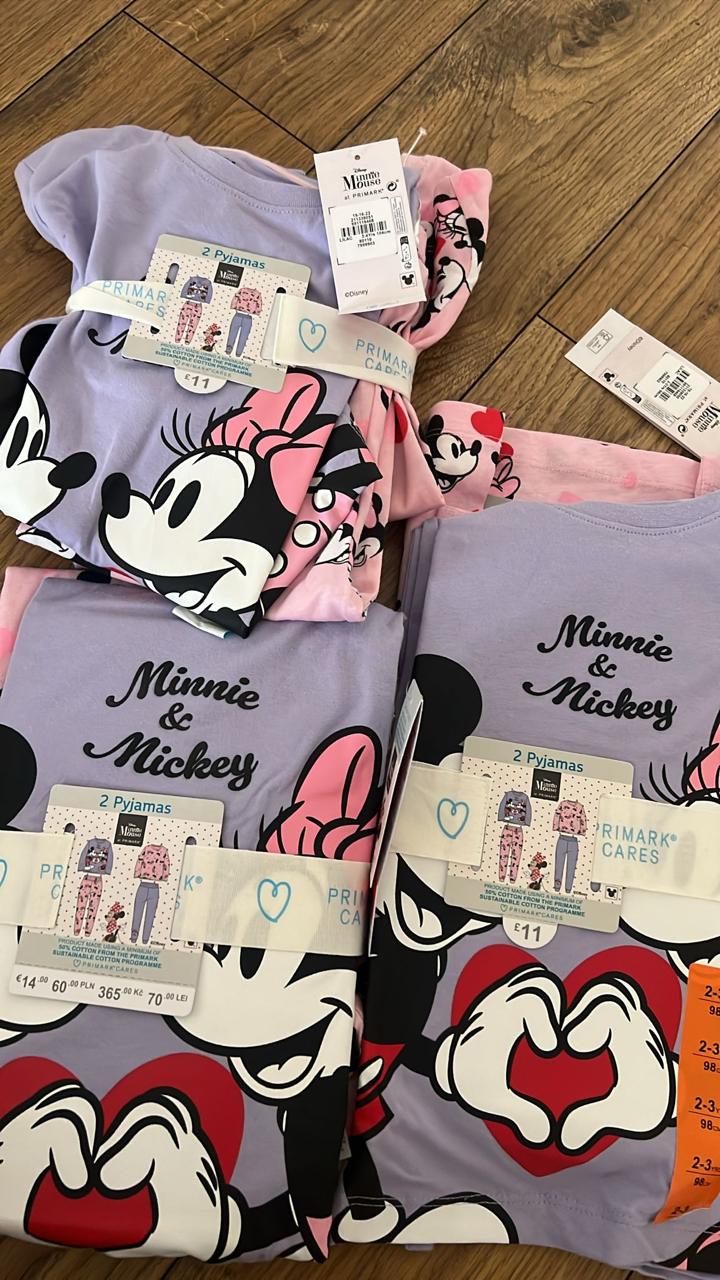 2pk Printed Minnie Pajamas