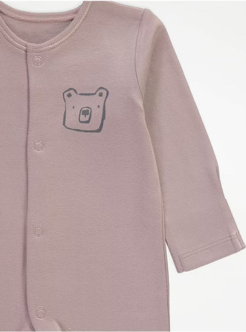 Neutral Bears Sleepsuits 3 Pack
