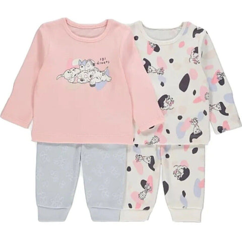 Dalmatians Long Sleeve Pyjamas 2 Pack