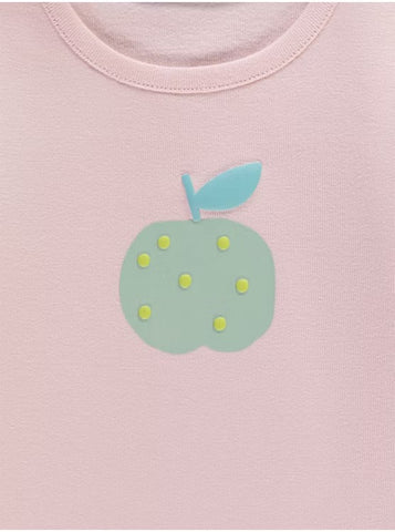 Safari Fruit Lettuce Edge Long Sleeve Tops 3 Pack